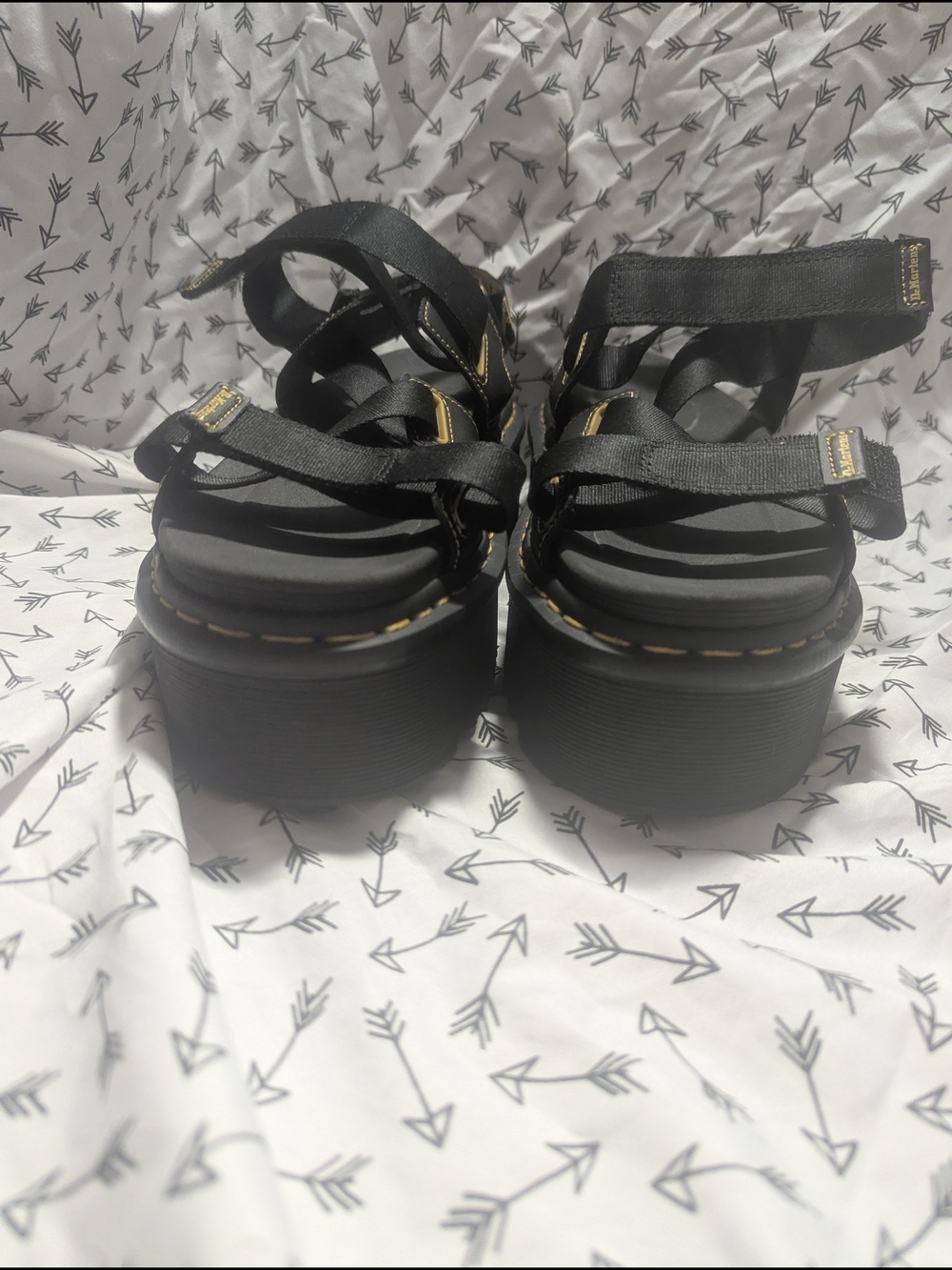 Dr. Martens Kimber Hydro Platform Black Sandals - Picture 4 of 11